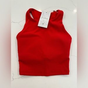 Buffbunny Cross Roads Salsa Red Crop Top